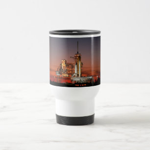 Mug De Voyage Red Sky for Space Shuttle Atlantis Launch