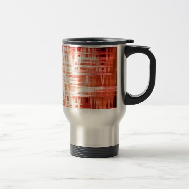 Mug De Voyage Red zigzag (Droit)