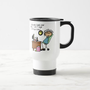 Mug De Voyage Redressez la première fois l'humour