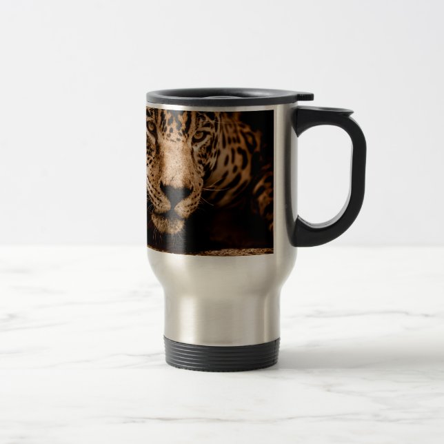 Mug De Voyage regard jaguar (Droit)