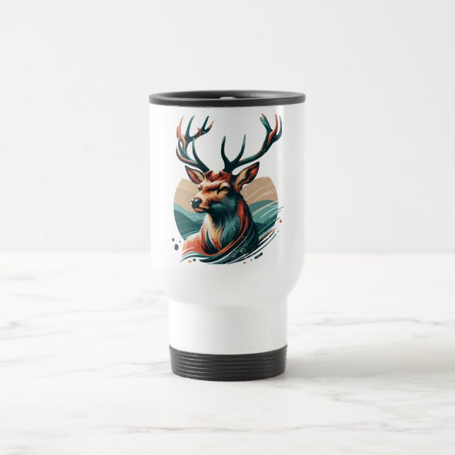 Mug De Voyage Regard Sublime du Cerf (Centre)