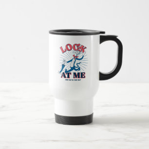 Mug De Voyage Regarde-Moi Chat Dans Le Casquette