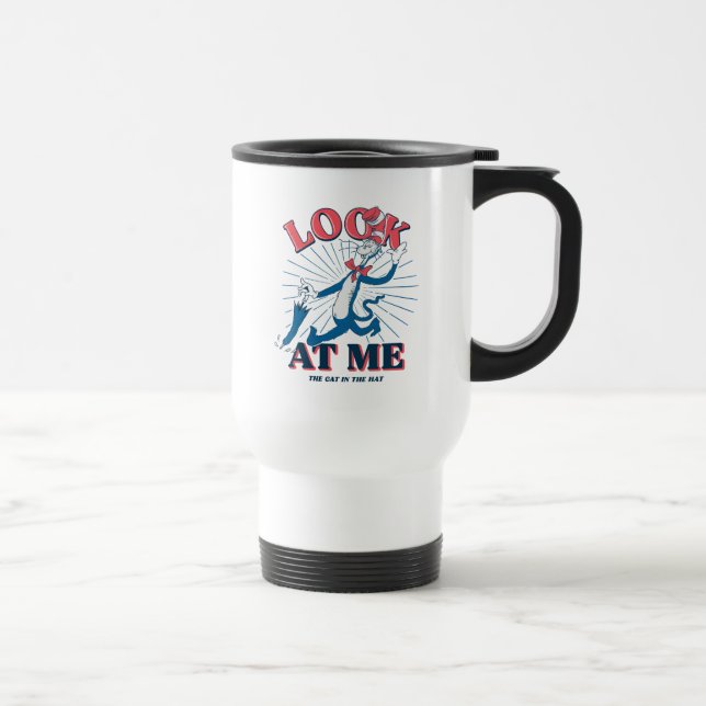 Mug De Voyage Regarde-Moi Chat Dans Le Casquette (Droite)