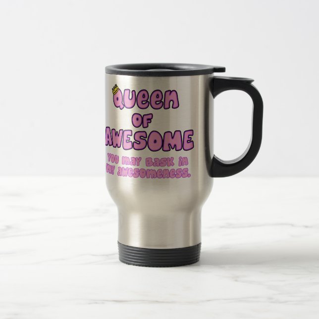Mug De Voyage Reine d'impressionnant (Droit)