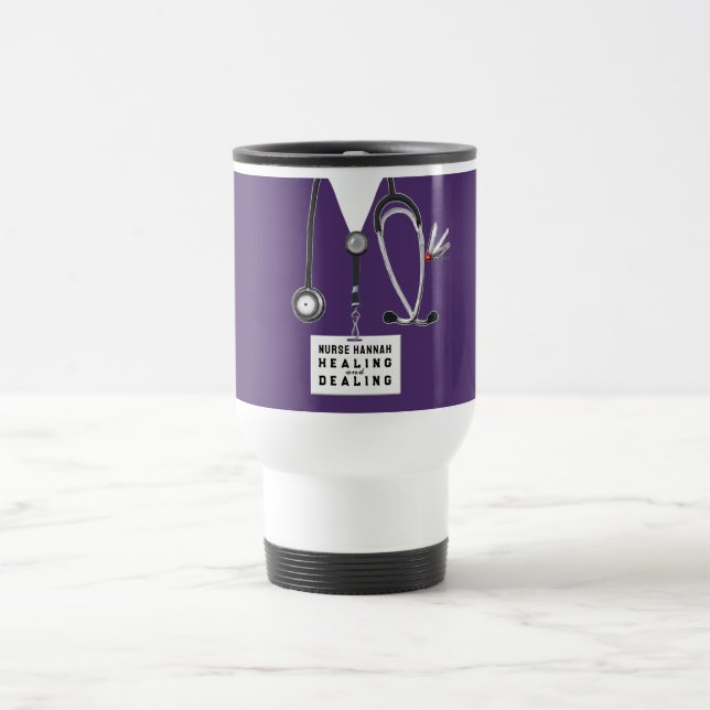 Mug De Voyage Remerciement infirmière (Centre)