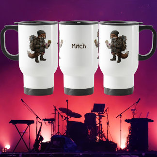 Mug De Voyage Renard à kebab après-concert Coffee