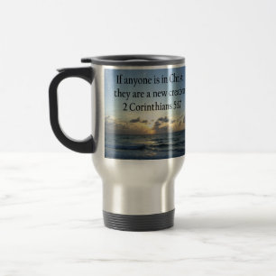 MUG DE VOYAGE RÉPONSE 2 CORINTHIENS 5:17 OCEAN SLEVER