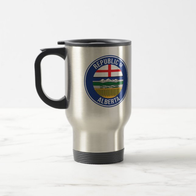 Mug De Voyage République de l'Alberta WEXIT (Gauche)
