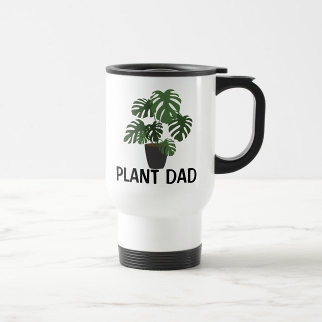 Mug De Voyage Restez À La Maison Papa Plante (Droite)