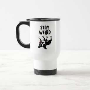 Mug De Voyage Restez bizarre Funky Boston Terrier Dog