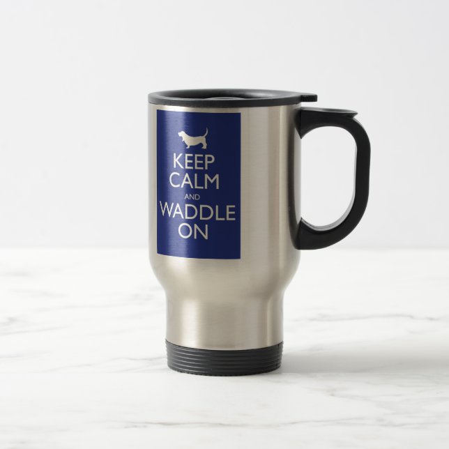 Mug De Voyage Restez calme et agrippez (Droit)