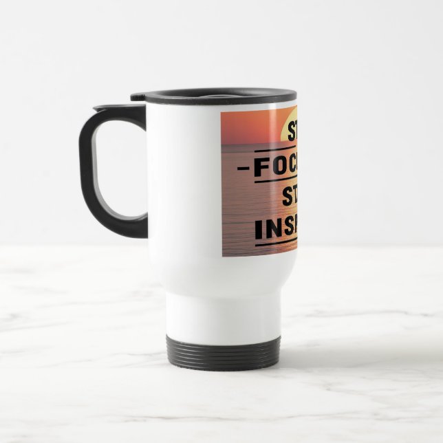 Mug De Voyage Restez Concentré Restez Inspiré 2 (Gauche)