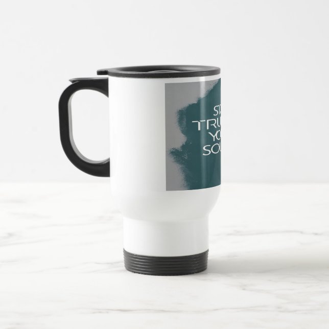 Mug De Voyage Restez fidèles à votre son (Gauche)