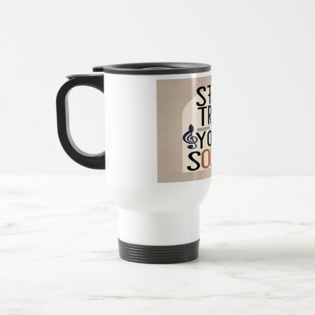 Mug De Voyage Restez fidèles à votre son 2 (Gauche)