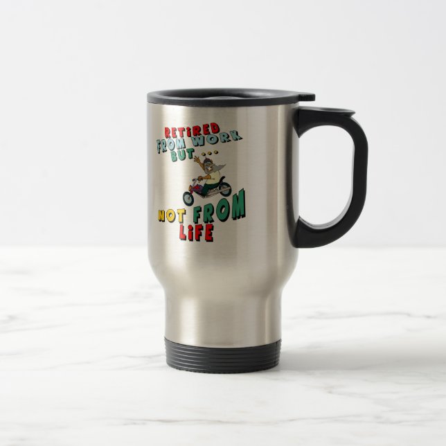 Mug De Voyage Retiré du travail (Droit)