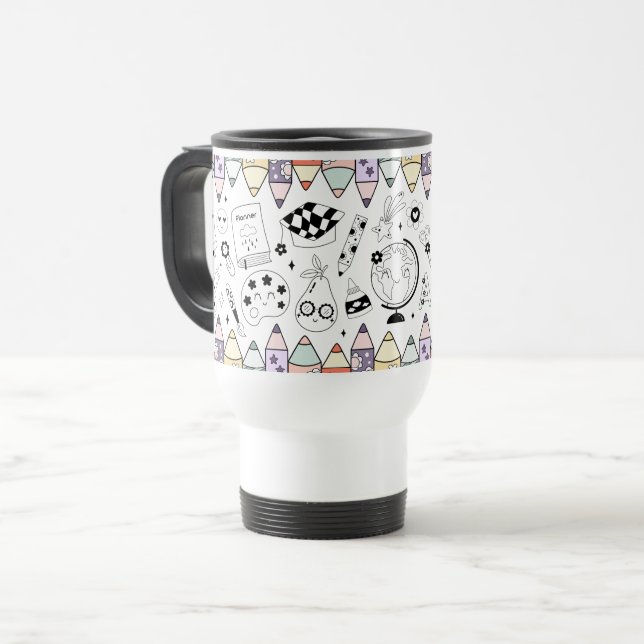 Mug De Voyage Retour à l'école (Devant gauche)
