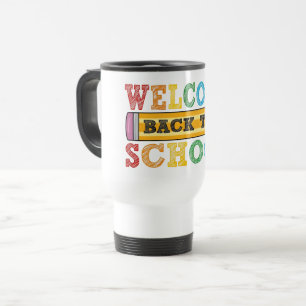 Mug De Voyage Retour à l'école – Illustration de crayon