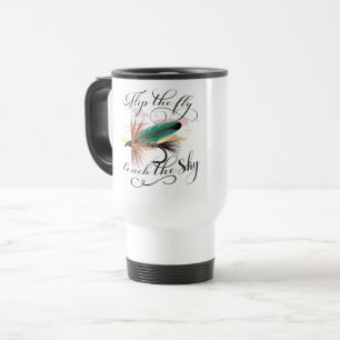 Mug De Voyage "Retournez la mouche, touchez le ciel" mouche sèch