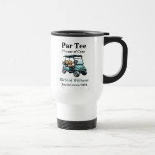 Mug De Voyage Retraite Blue Golf Panier Par Tee Thème