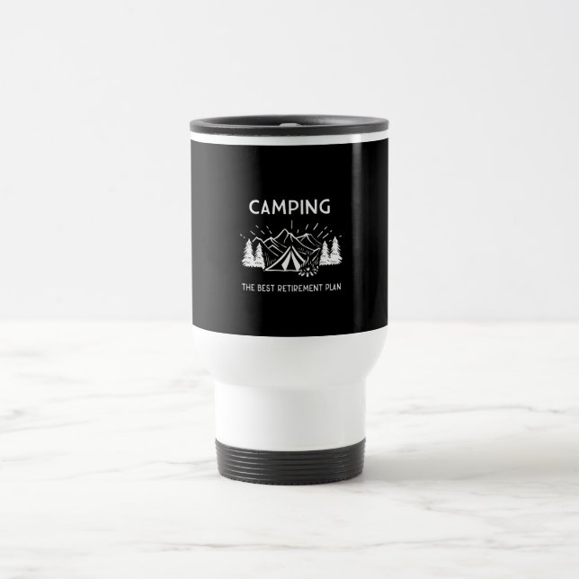 Mug De Voyage Retraite Camping  (Centre)