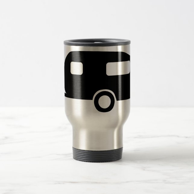 Mug De Voyage Rétro caravane (Centre)
