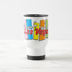 Mug De Voyage Rétro de Las Vegas