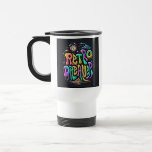 Mug De Voyage "Retro Dreamer" Canette de café de voyage.