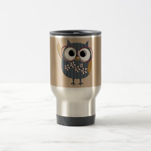 Mug De Voyage Rétro hibou vintage