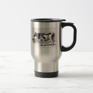 Mug De Voyage Rétro modèle de vaches vache néerlandaise vintage