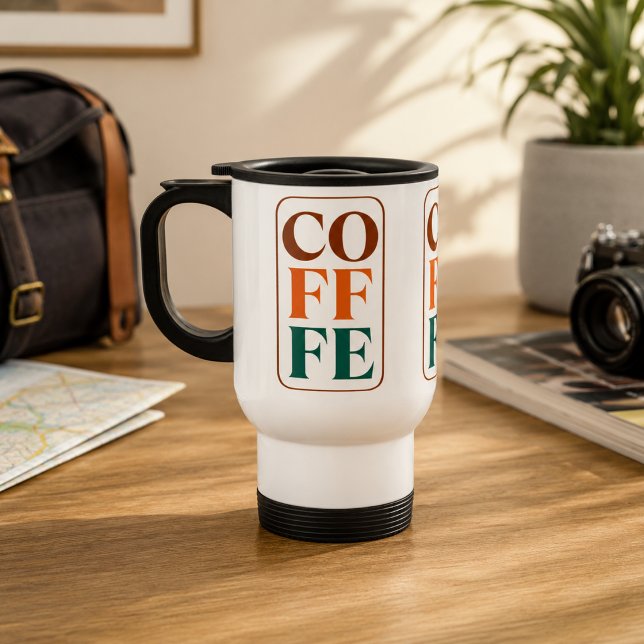 Mug de voyage rétro pour les amateurs de café (Créateur téléchargé)