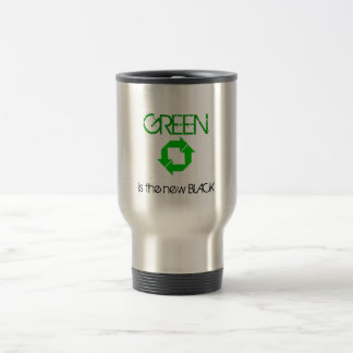 Mug De Voyage Réutilisez, VERT est le nouveau NOIR