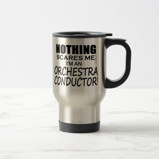 Mug De Voyage Rien ne m'effraye conducteur d'orchestre (Droit)