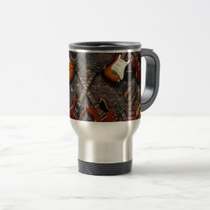 Mug De Voyage Riffs Classiques : Guitare Électrique Vintage