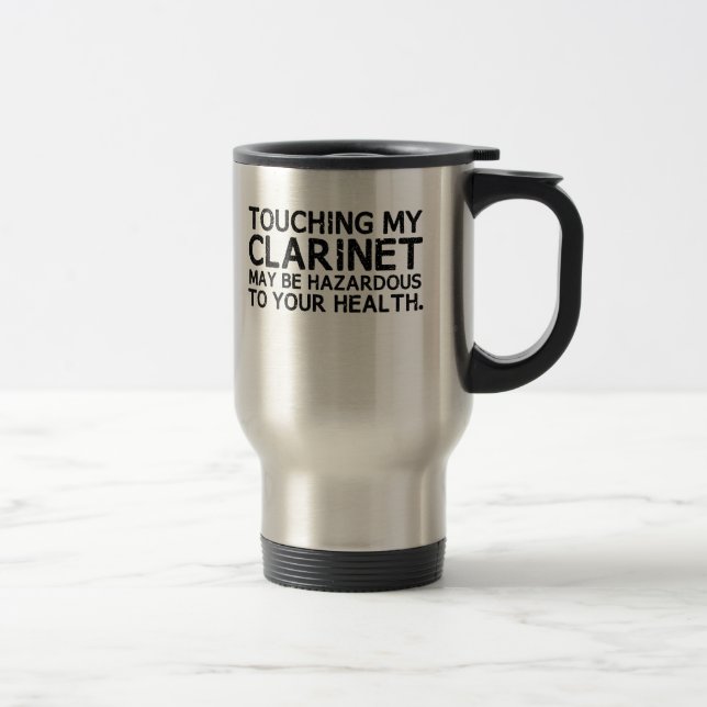 Mug De Voyage Risque de Clarinet (Droit)