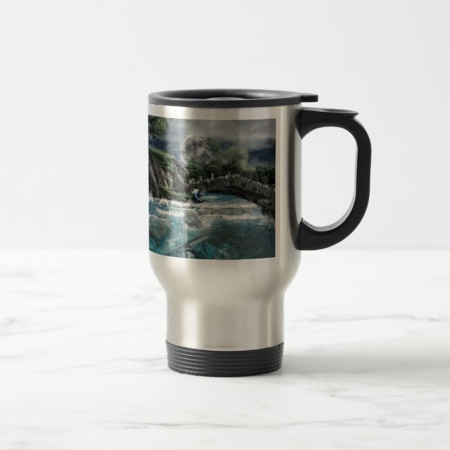Mug De Voyage Rivière de fantôme (Droit)