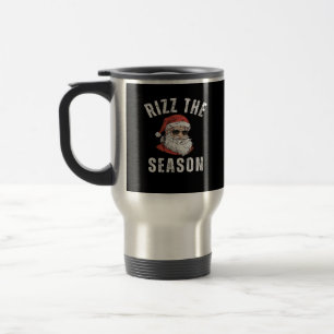 Mug De Voyage Rizz La Saison Drôle Santa Joyeux Rizzmas Rizzler
