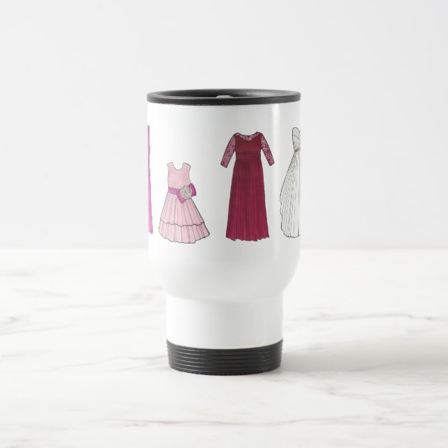 Mug De Voyage Robes de fête de mariage de l'équipe de mariée Dat (Centre)