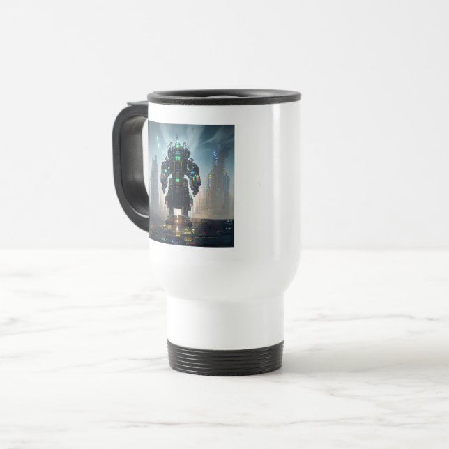 Mug De Voyage Robot 4 banlieue (Devant gauche)