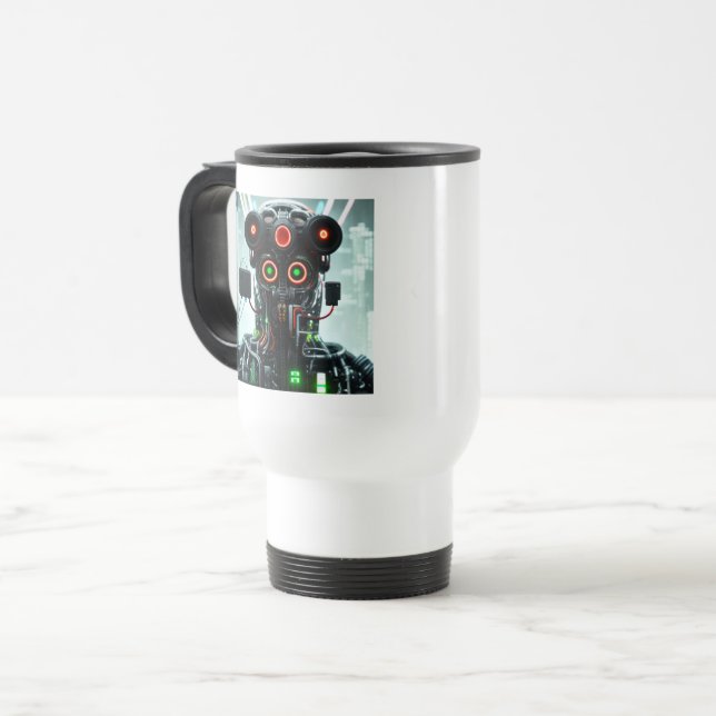 Mug De Voyage Robot 5 banlieue (Devant gauche)