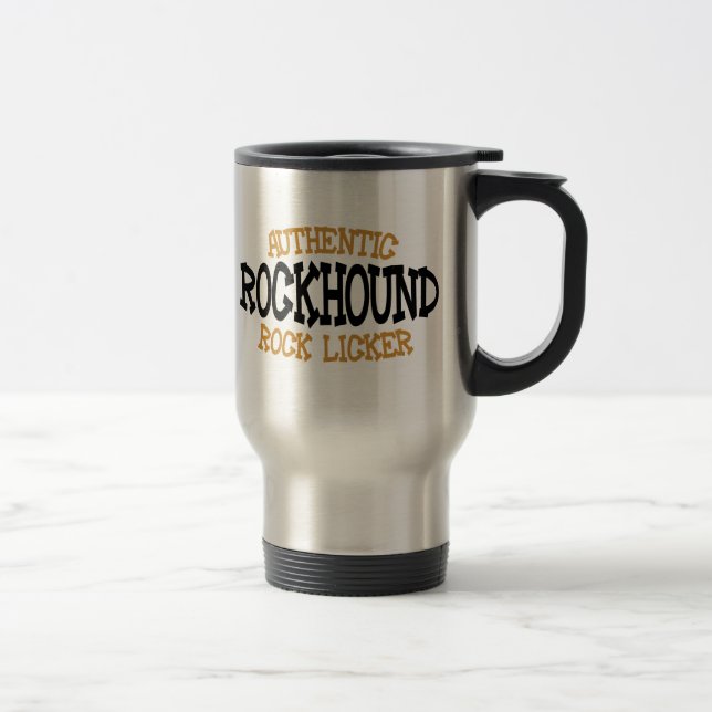 Mug De Voyage Roche authentique Licker de Rockhound (Droit)