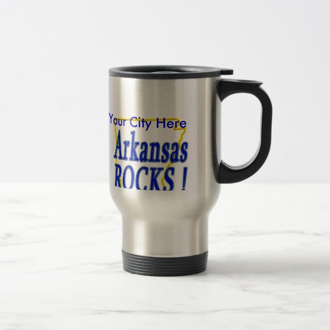 Mug De Voyage Roches de l'Arkansas ! (Droit)