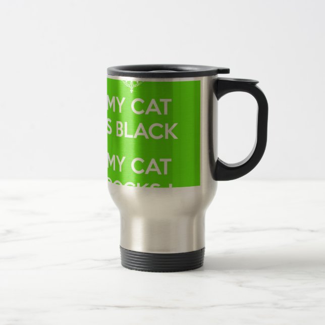 Mug De Voyage Roches du chat noir (Droit)