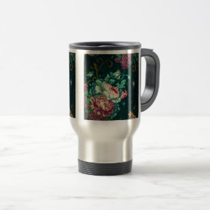 Mug De Voyage Rococo Floral Décoration Voyage / Mug Commuter, 15