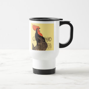 Mug De Voyage Rooster Steinlen Cocorico
