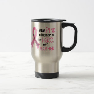Mug De Voyage ROSE de cancer du sein DANS la MÉMOIRE de MA MÈR