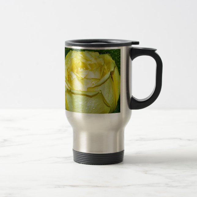 Mug De Voyage Rose jaune d'amour_ (Droit)