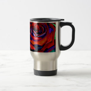 Mug De Voyage Rose rouge macro art original