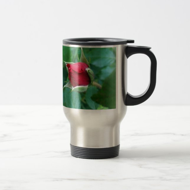 Mug De Voyage rosebud rouge (Droit)