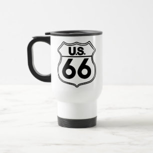 Mug De Voyage Route 66 White