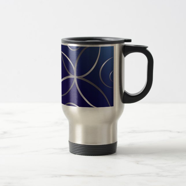 Mug De Voyage Routes argentées (Droit)